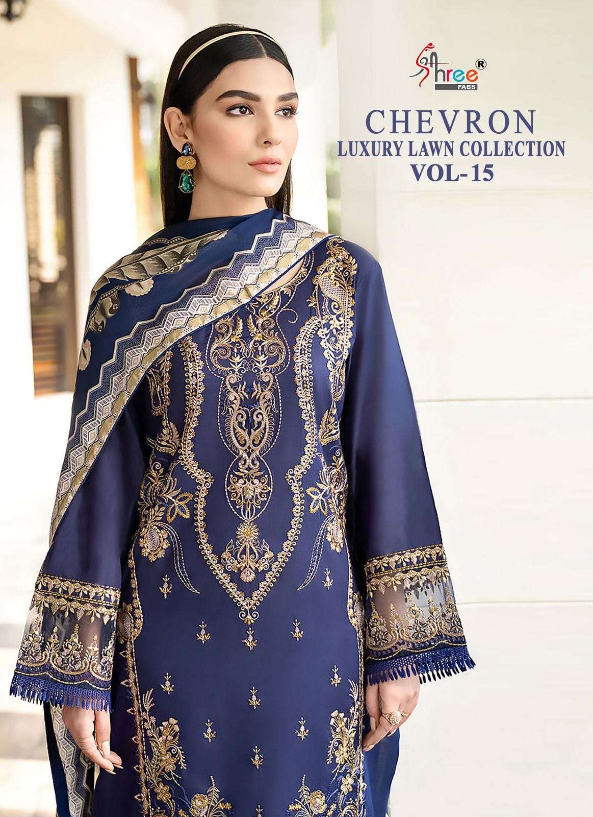 CHEVRON LUXURY LAWN COLLECTION VOL-15
